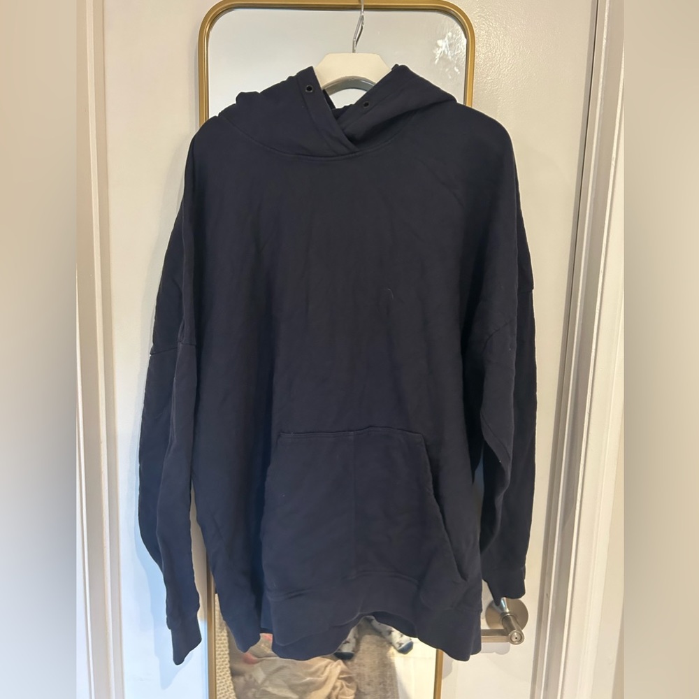 Daniel Patrick Los Angeles Navy Blue oversized Hoodie Medium